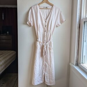 Rachel Zoe button down linen dress